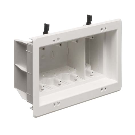 4 outdoor recessed electrical box|recessed outlet box new construction.